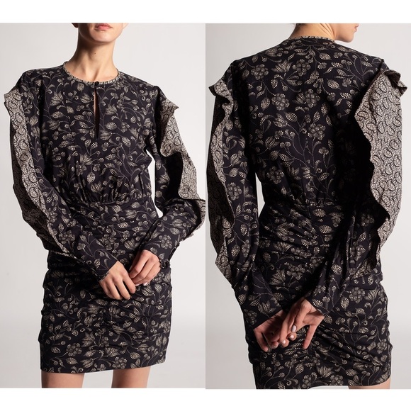 Isabel Marant Robe Lexini Dress in Black - Picture 16 of 16